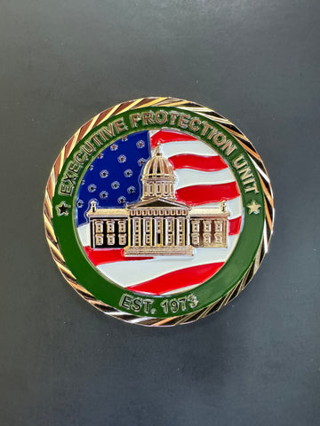 Vermont State Police (VSP) Executive Protection Unit (EPU) Challenge Coin