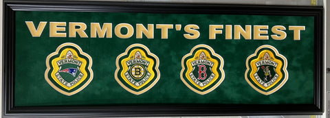 Vermont's Finest - Framed Sports Patches