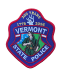 Vermont State Police 250th Anniversary of America Patch