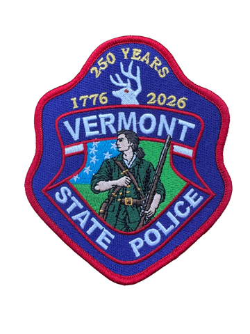 Vermont State Police 250th Anniversary of America Patch