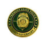 Vermont State Police 75th Anniversary Challenge Coin