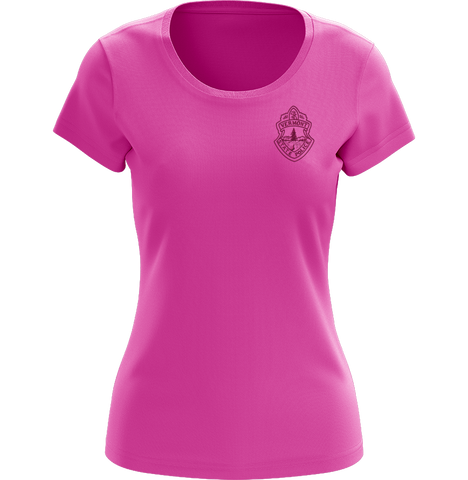 Ladies Vermont State Police Sport-Tek T-Shirt - Neon Pink