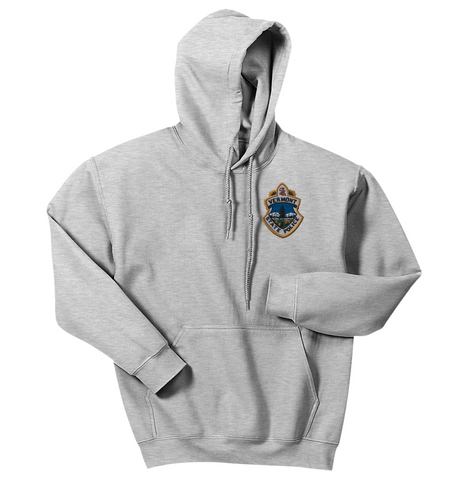 Vermont State Police Hooded Sweatshirt - Ash Grey