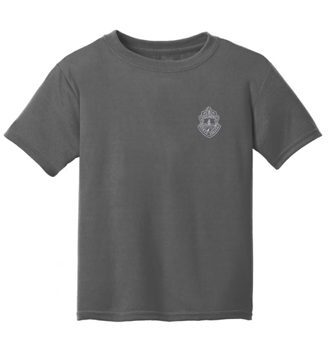 Kids Vermont State Police T-Shirt - Charcoal