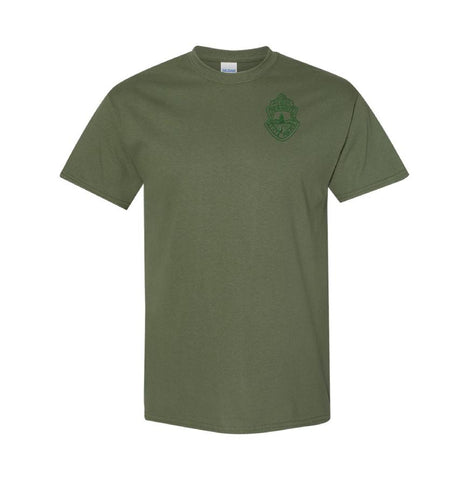 Vermont State Police T-Shirt - Military Green