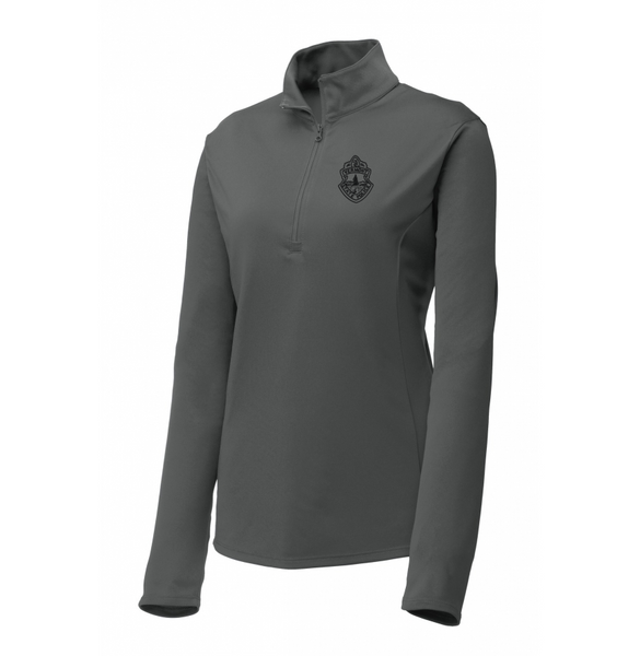 Ladies Vermont State Police 1/4 Zip Pullover - Iron Gray – Vermont ...