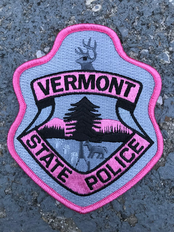 Vermont State Police Pink Patch