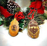 Vermont State Police Badge Tree Ornament