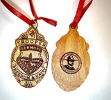 Vermont State Police Badge Tree Ornament