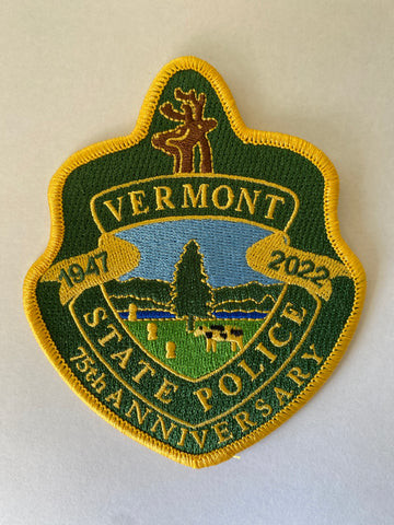 Vermont State Police 75th Anniversary Patch