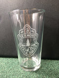 Vermont State Police 16 oz Drinking Glass