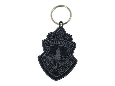 Vermont State Police Subdued Patch Embroidered Key Chain